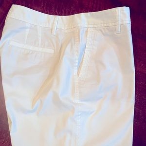 Talbots white chino shorts. Sz 10